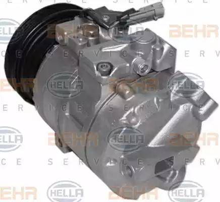 HELLA 8FK 351 132-591 - Компресор, климатизация vvparts.bg