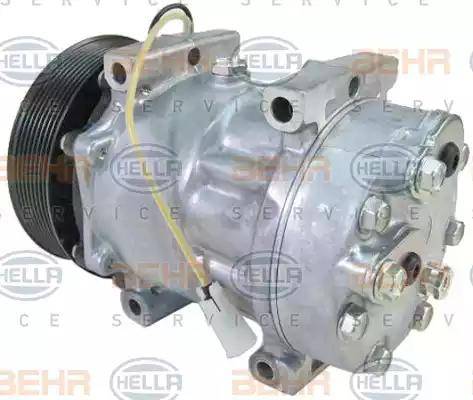 HELLA 8FK 351 132-671 - Компресор, климатизация vvparts.bg