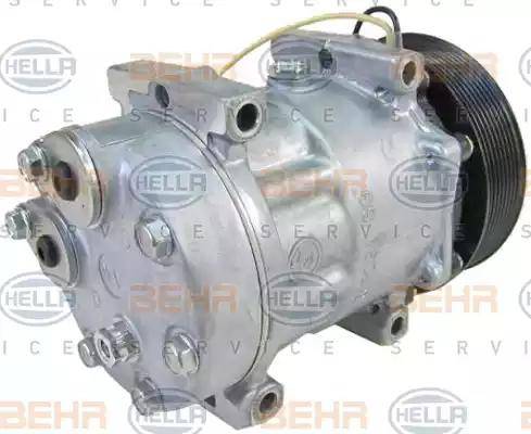 HELLA 8FK 351 132-171 - Компресор, климатизация vvparts.bg