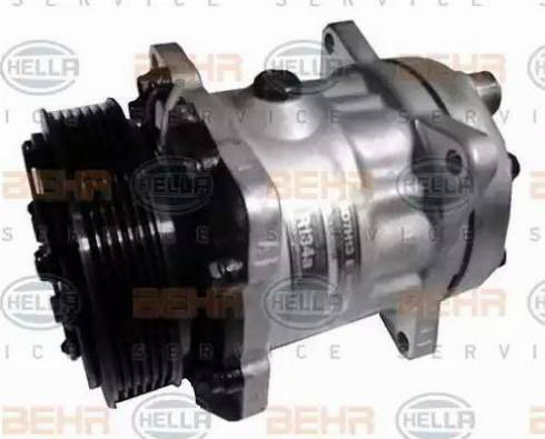 HELLA 8FK 351 125-051 - Компресор, климатизация vvparts.bg