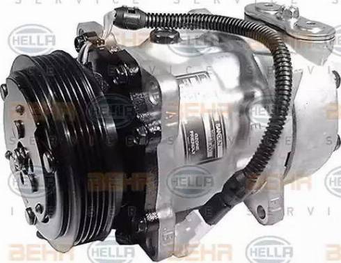 HELLA 8FK 351 125-071 - Компресор, климатизация vvparts.bg