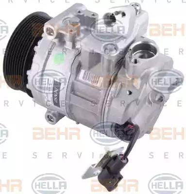 HELLA 8FK 351 125-261 - Компресор, климатизация vvparts.bg