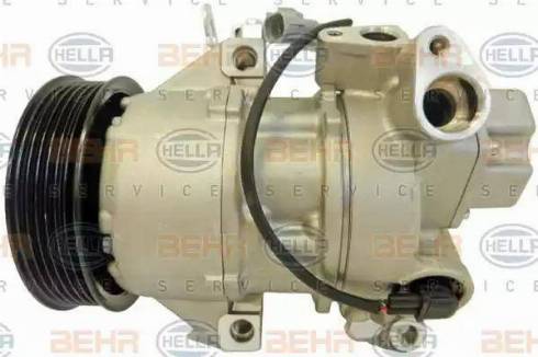 HELLA 8FK 351 125-741 - Компресор, климатизация vvparts.bg