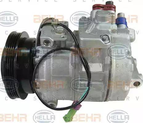 HELLA 8FK 351 126-981 - Компресор, климатизация vvparts.bg