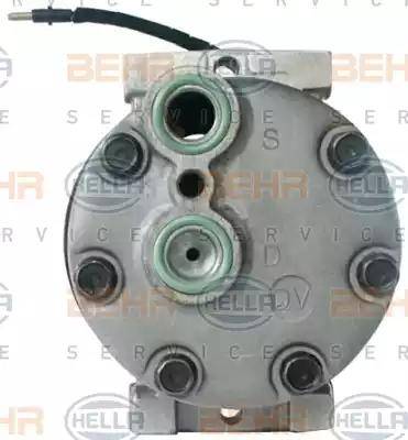 HELLA 8FK 351 126-621 - Компресор, климатизация vvparts.bg