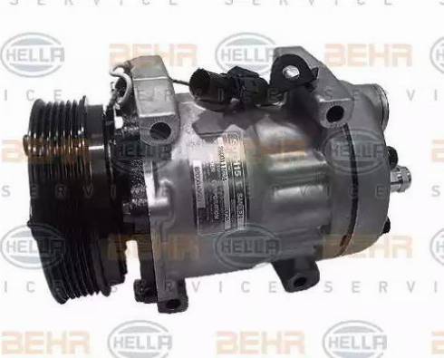 HELLA 8FK 351 126-851 - Компресор, климатизация vvparts.bg