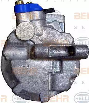 HELLA 8FK 351 126-371 - Компресор, климатизация vvparts.bg