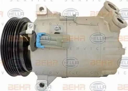 HELLA 8FK 351 128-541 - Компресор, климатизация vvparts.bg