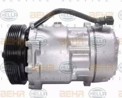 HELLA 8FK 351 127-931 - Компресор, климатизация vvparts.bg