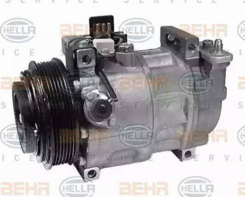 HELLA 8FK 351 175-521 - Компресор, климатизация vvparts.bg