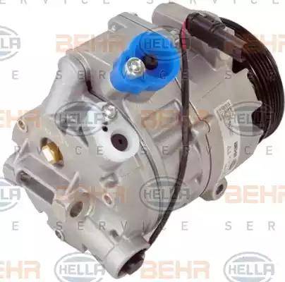 HELLA 8FK 351 340-921 - Компресор, климатизация vvparts.bg