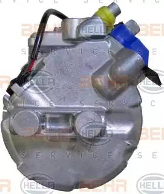 HELLA 8FK 351 340-471 - Компресор, климатизация vvparts.bg