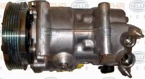 HELLA 8FK 351 340-581 - Компресор, климатизация vvparts.bg