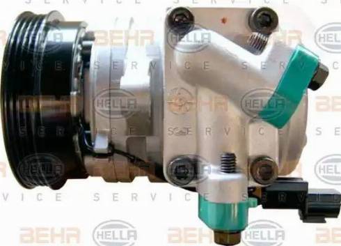 HELLA 8FK 351 340-141 - Компресор, климатизация vvparts.bg