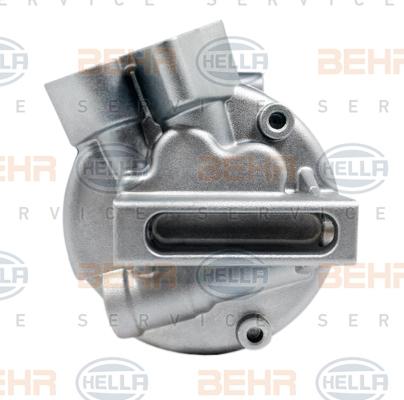 HELLA 8FK 351 340-851 - Компресор, климатизация vvparts.bg