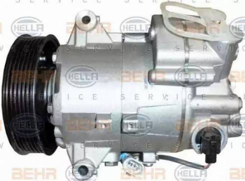 HELLA 8FK 351 340-251 - Компресор, климатизация vvparts.bg