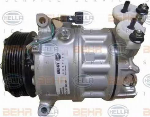 HELLA 8FK 351 341-101 - Компресор, климатизация vvparts.bg