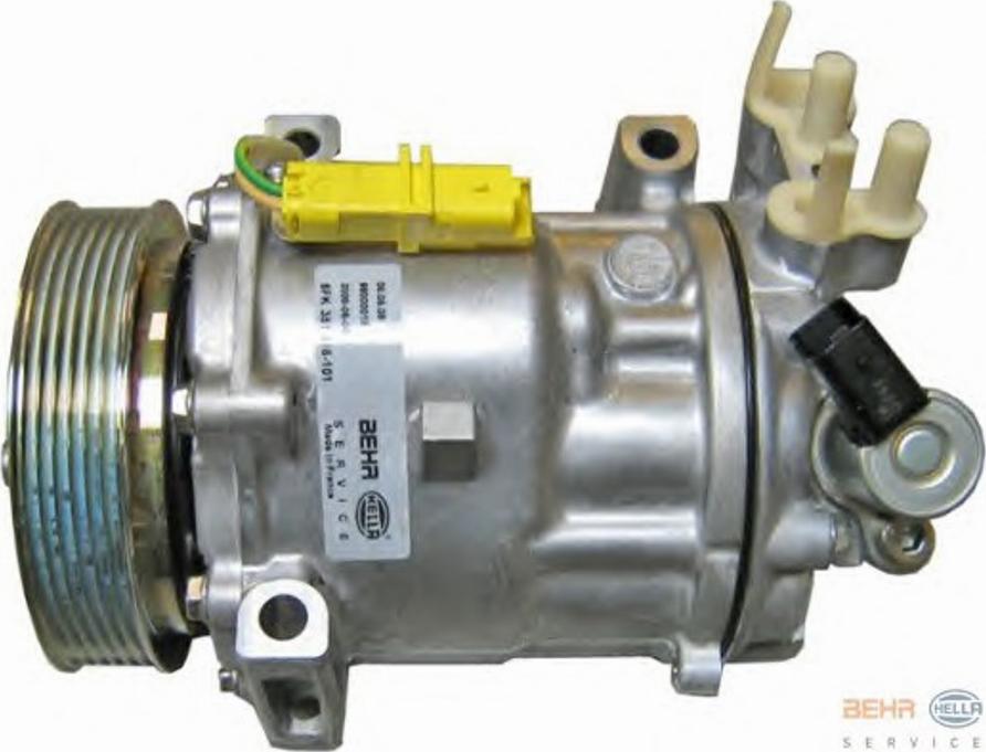 HELLA 8FK351316101 - Компресор, климатизация vvparts.bg