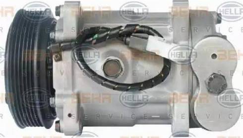 HELLA 8FK 351 316-821 - Компресор, климатизация vvparts.bg