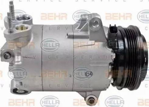 HELLA 8FK 351 339-481 - Компресор, климатизация vvparts.bg