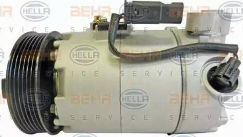 HELLA 8FK 351 339-731 - Компресор, климатизация vvparts.bg