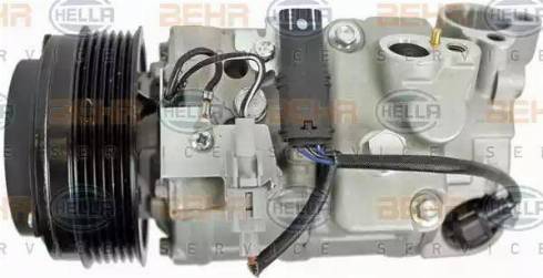 HELLA 8FK 351 334-971 - Компресор, климатизация vvparts.bg