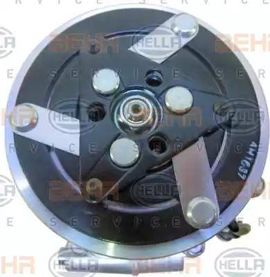 HELLA 8FK 351 334-411 - Компресор, климатизация vvparts.bg