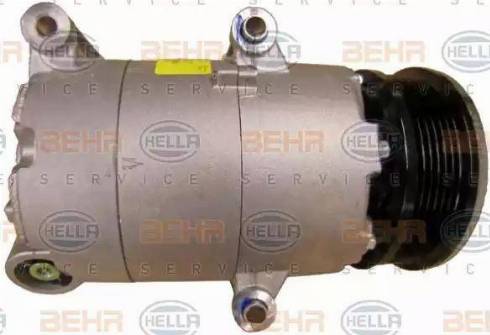 HELLA 8FK 351 334-421 - Компресор, климатизация vvparts.bg