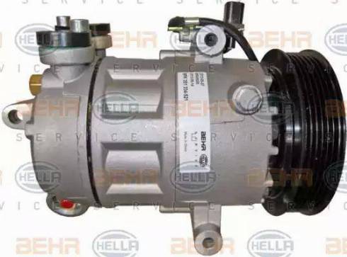 HELLA 8FK 351 334-521 - Компресор, климатизация vvparts.bg