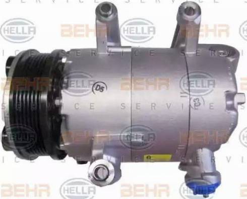 HELLA 8FK 351 334-041 - Компресор, климатизация vvparts.bg