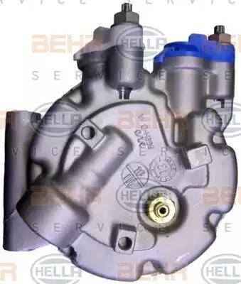 HELLA 8FK 351 334-071 - Компресор, климатизация vvparts.bg