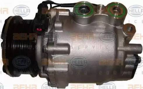 HELLA 8FK 351 334-111 - Компресор, климатизация vvparts.bg