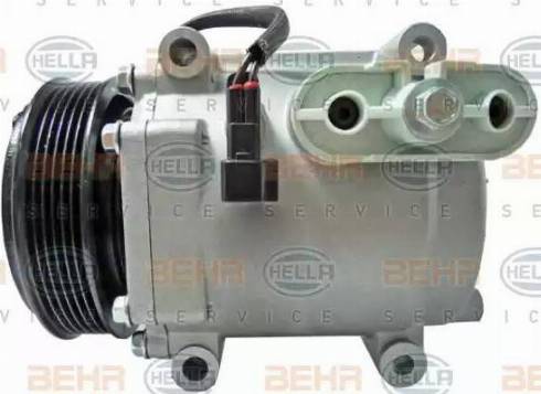 HELLA 8FK 351 334-841 - Компресор, климатизация vvparts.bg