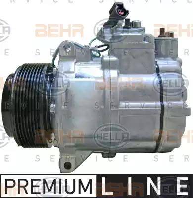 HELLA 8FK 351 334-241 - Компресор, климатизация vvparts.bg