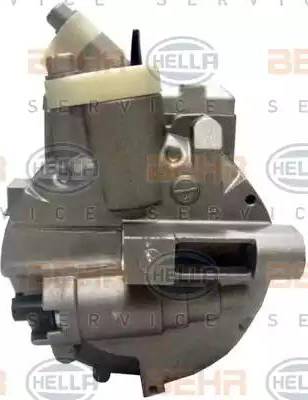 HELLA 8FK 351 322-111 - Компресор, климатизация vvparts.bg