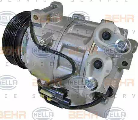 HELLA 8FK 351 322-321 - Компресор, климатизация vvparts.bg