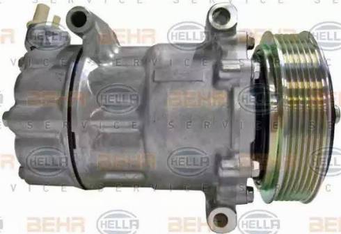 HELLA 8FK 351 322-291 - Компресор, климатизация vvparts.bg