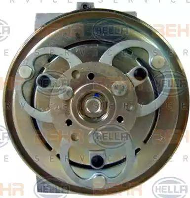 HELLA 8FK 351 322-201 - Компресор, климатизация vvparts.bg