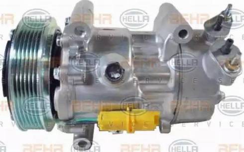 HELLA 8FK 351 322-791 - Компресор, климатизация vvparts.bg