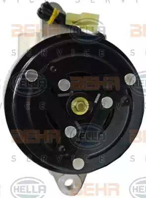 HELLA 8FK 351 273-411 - Компресор, климатизация vvparts.bg