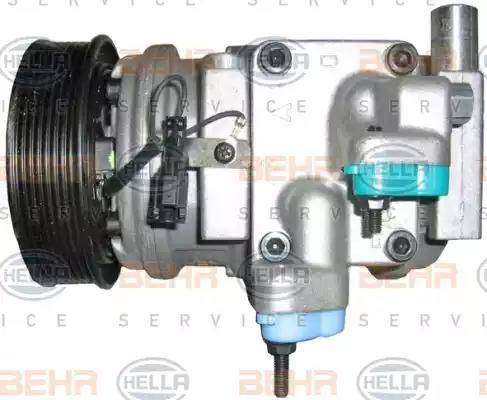 HELLA 8FK 351 273-431 - Компресор, климатизация vvparts.bg