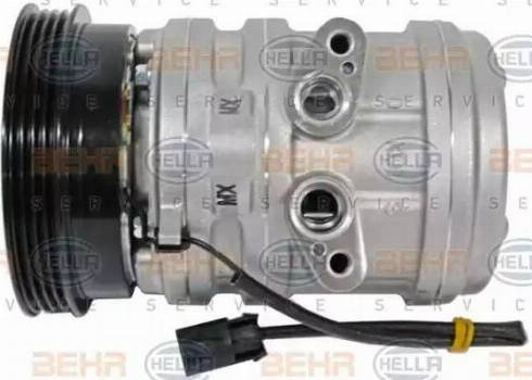 HELLA 8FK 351 273-031 - Компресор, климатизация vvparts.bg