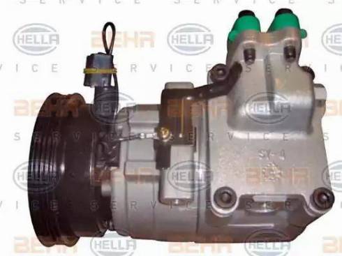 HELLA 8FK 351 273-071 - Компресор, климатизация vvparts.bg