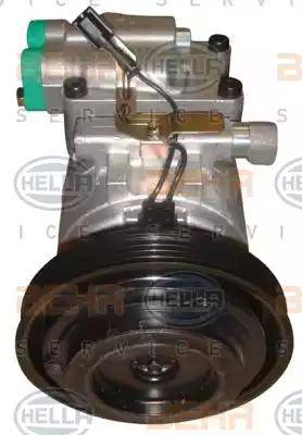 HELLA 8FK 351 273-151 - Компресор, климатизация vvparts.bg