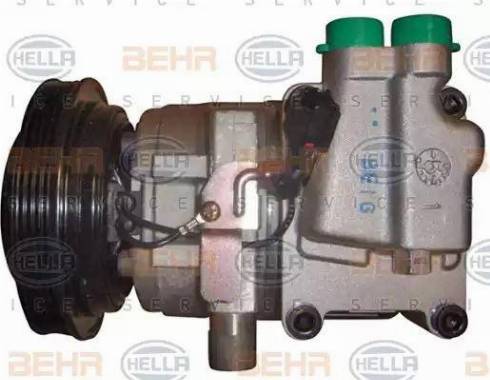 HELLA 8FK 351 273-151 - Компресор, климатизация vvparts.bg