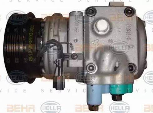 HELLA 8FK 351 273-201 - Компресор, климатизация vvparts.bg