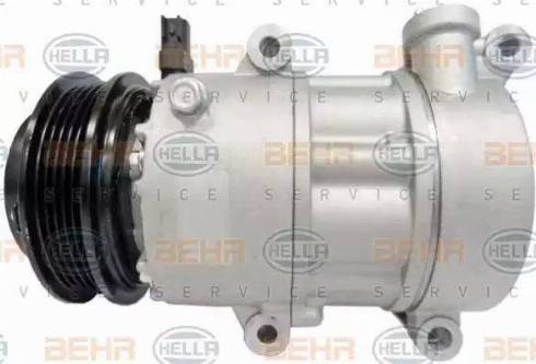 HELLA 8FK 351 272-661 - Компресор, климатизация vvparts.bg