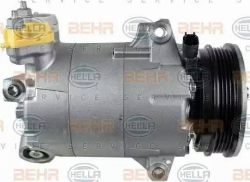 HELLA 8FK 351 272-351 - Компресор, климатизация vvparts.bg