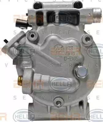 HELLA 8FK 351 272-231 - Компресор, климатизация vvparts.bg