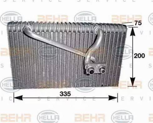 HELLA 8FV 351 210-681 - Изпарител, климатична система vvparts.bg